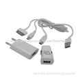 USB charger for Apple iPhone/Micro USB/mini USB, for mobile phone and digital devicesNew